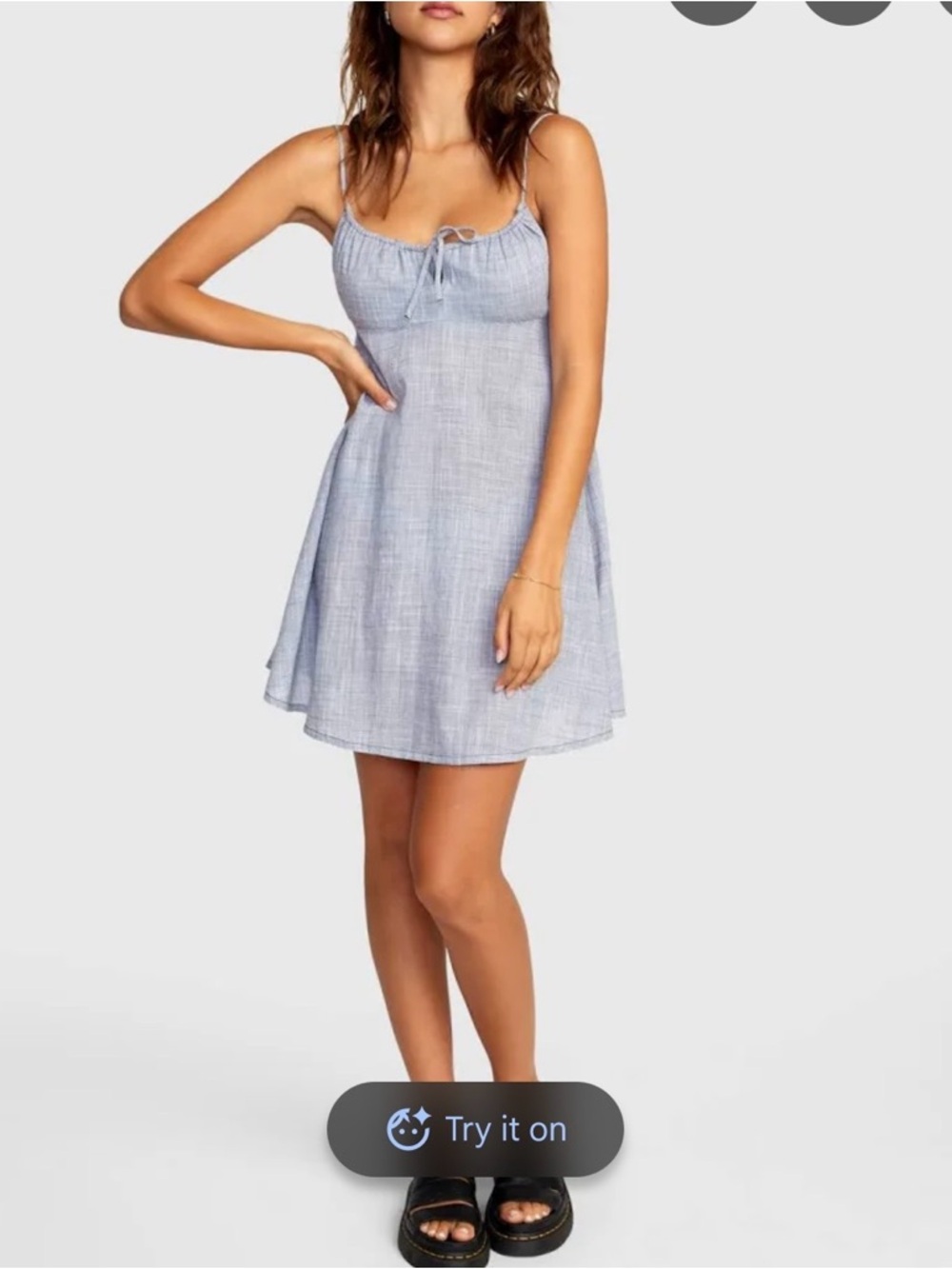 RVCA Women’s Overtime Cotton Minidress